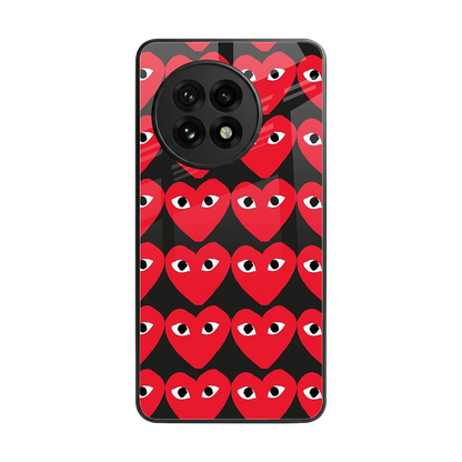 Scarlet Stare back phone cover | glass case for oneplus 13r