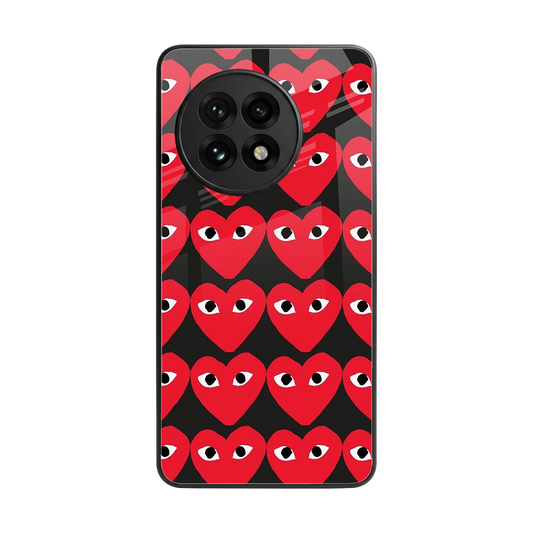 Scarlet Stare back phone cover | glass case for oneplus 13r