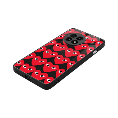 Scarlet Stare stylish phone case for oneplus 13r | glossy glass and slim fit