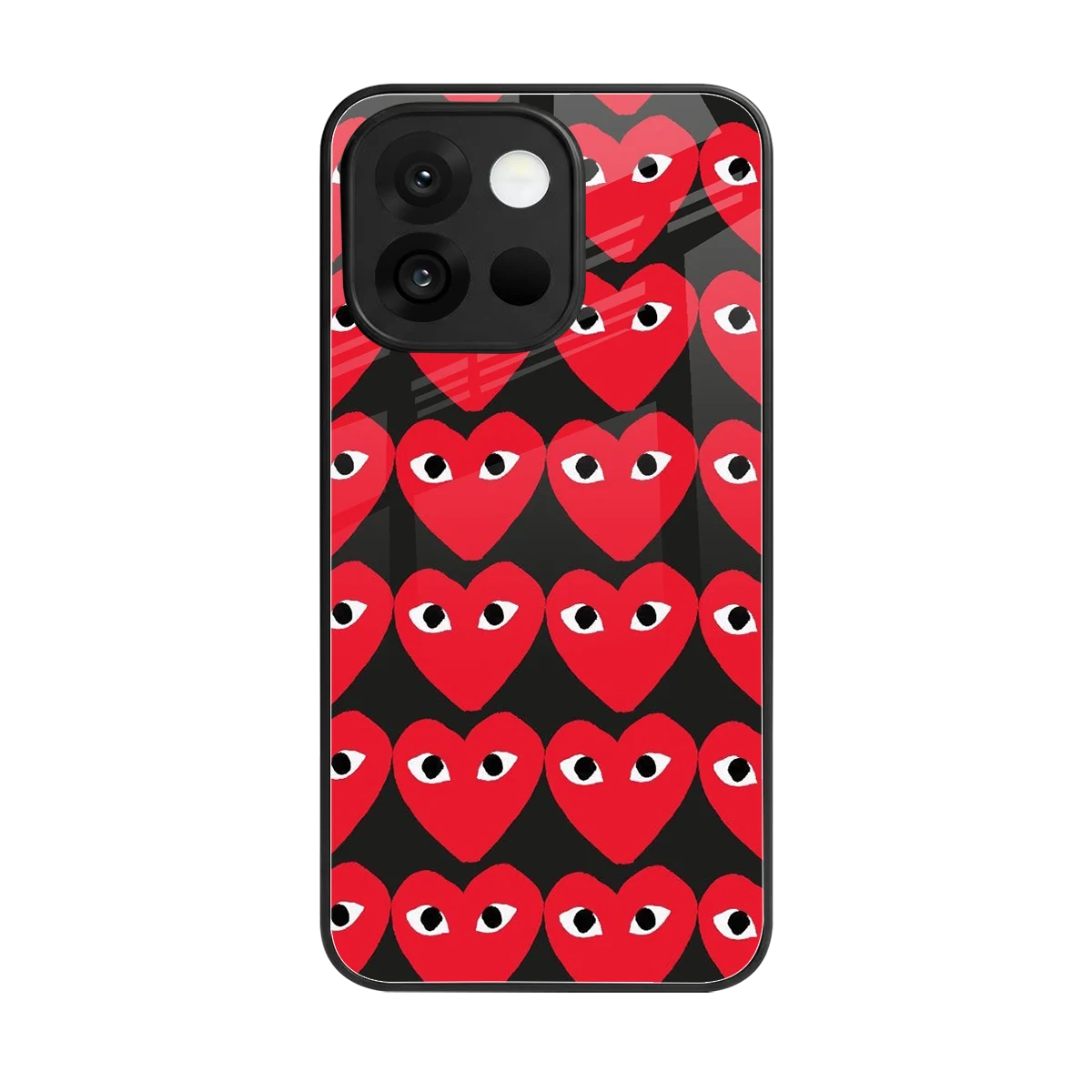 Scarlet Stare back phone cover | glass case for oneplus 13s