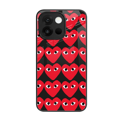 Scarlet Stare back phone cover | glass case for oneplus 13s