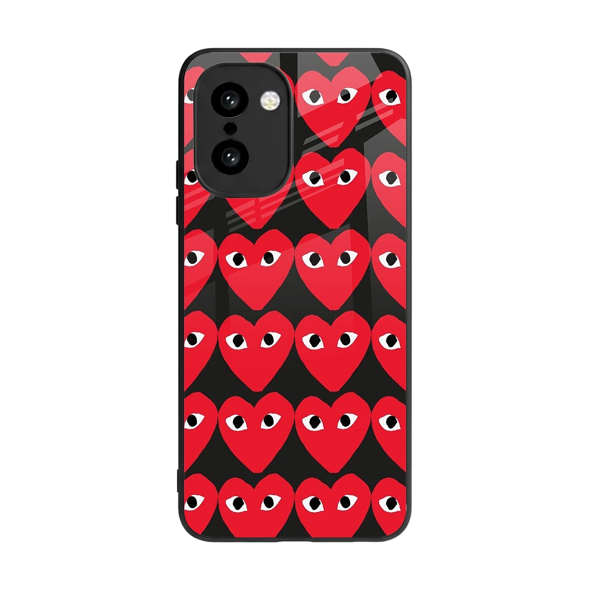 Scarlet Stare back phone cover | glass case for oneplus 15r