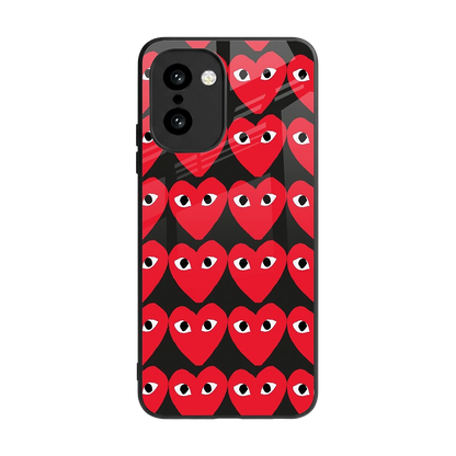 Scarlet Stare back phone cover | glass case for oneplus 15r