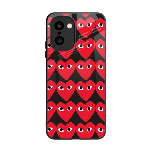 Scarlet Stare back phone cover | glass case for oneplus 15r