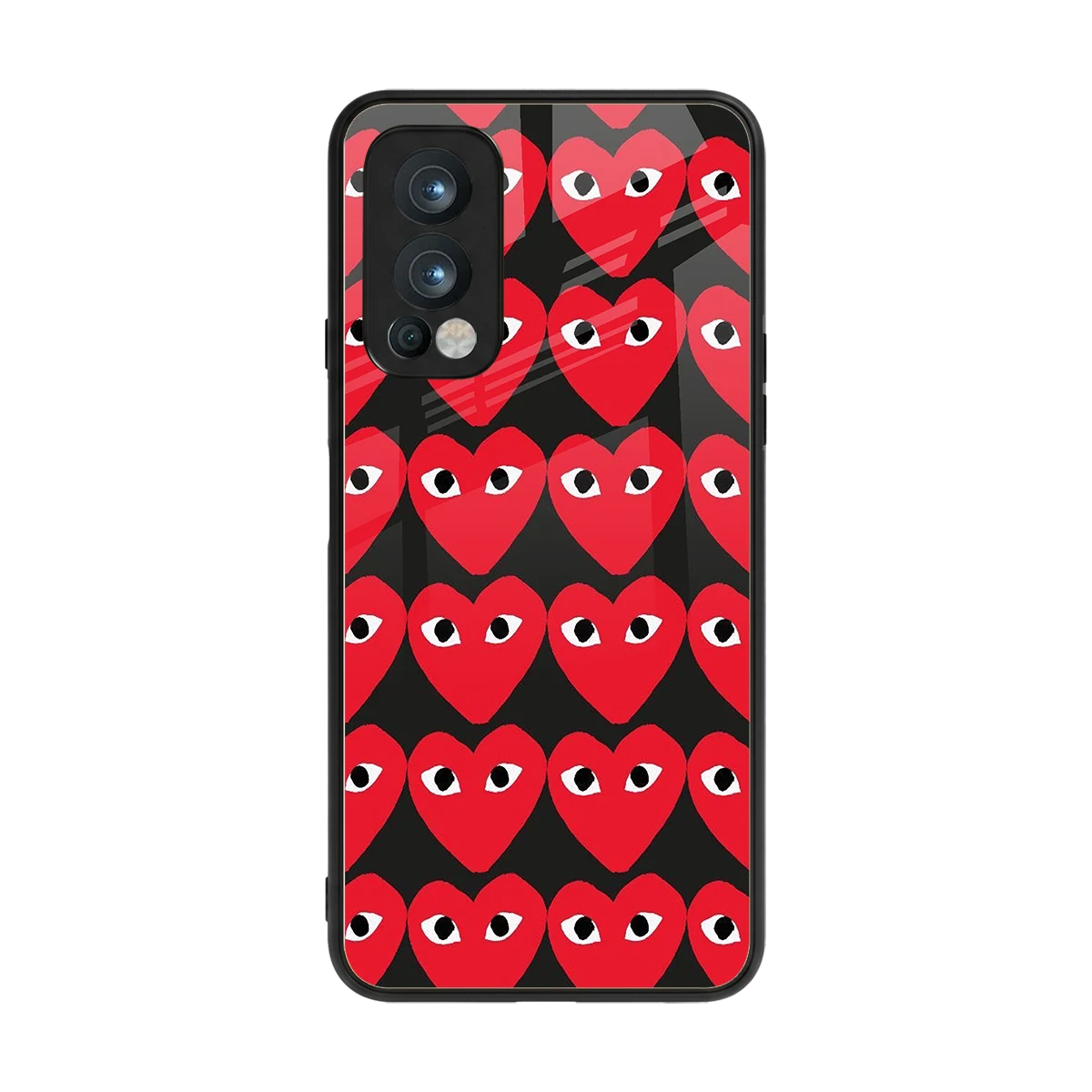 Scarlet Stare back phone cover | glass case for oneplus nord 2