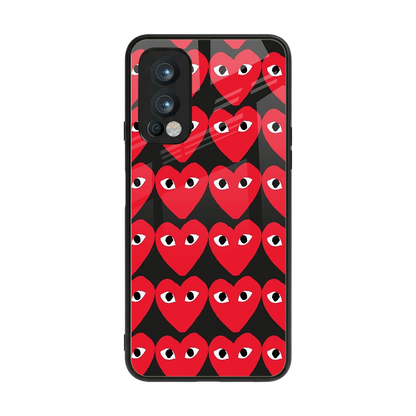 Scarlet Stare back phone cover | glass case for oneplus nord 2