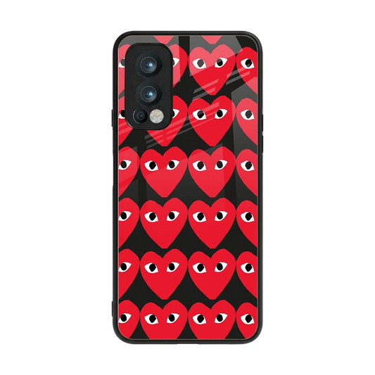 Scarlet Stare back phone cover | glass case for oneplus nord 2
