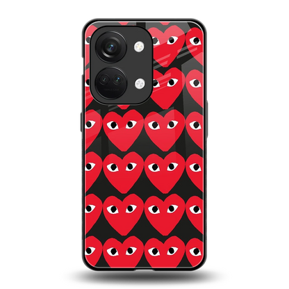 Scarlet Stare back phone cover | glass case for oneplus nord 3