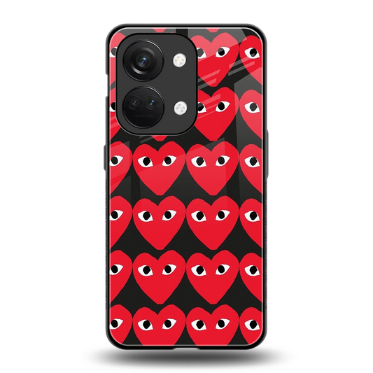 Scarlet Stare back phone cover | glass case for oneplus nord 3