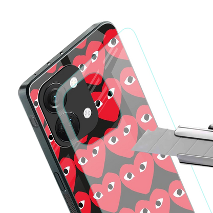 Scarlet Stare stylish phone case for oneplus nord 3 | glossy glass and slim fit