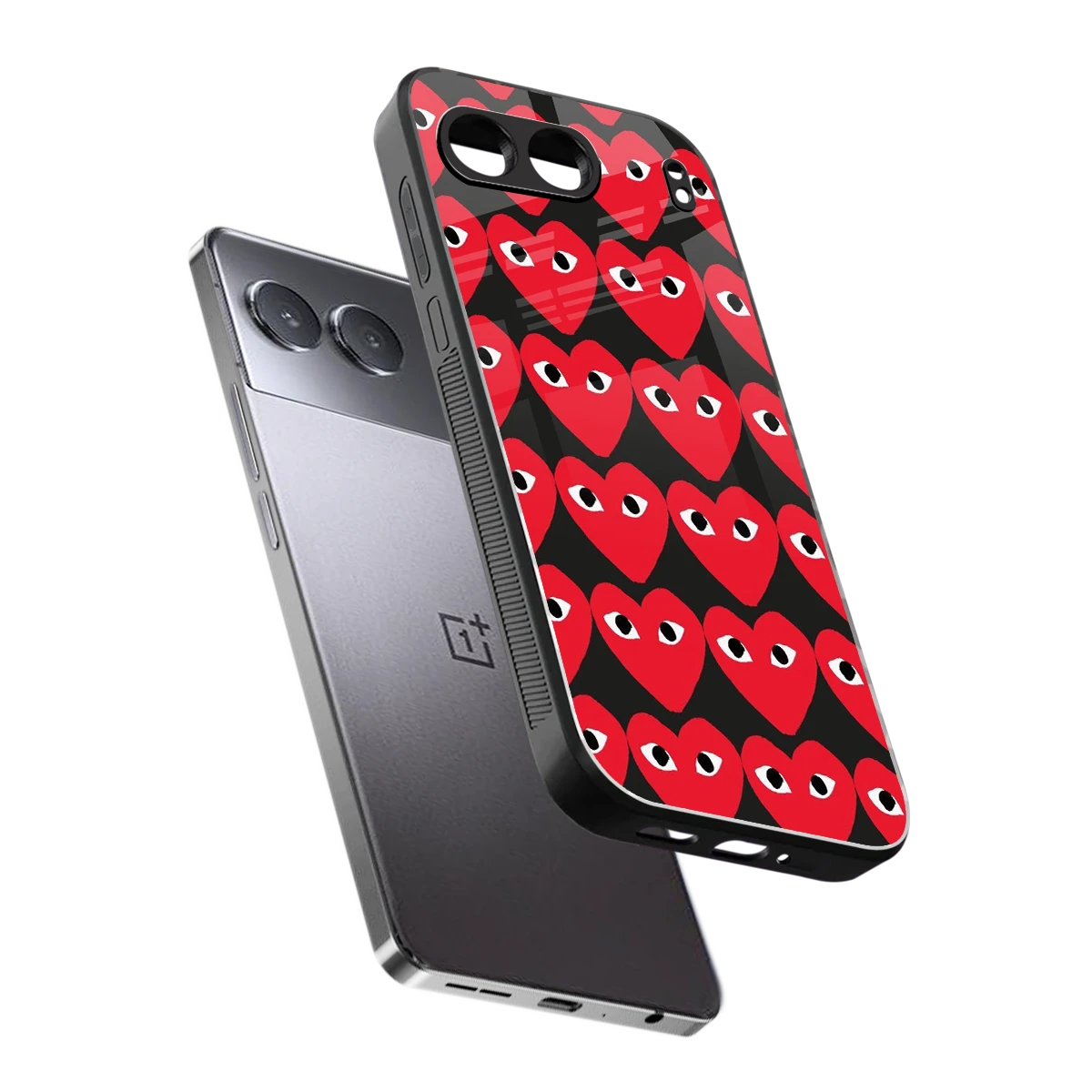 Scarlet Stare sleek oneplus nord 4 cover with tempered glass back and TPU edges
