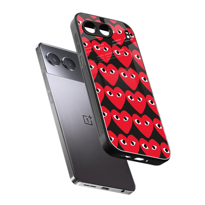 Scarlet Stare sleek oneplus nord 4 cover with tempered glass back and TPU edges