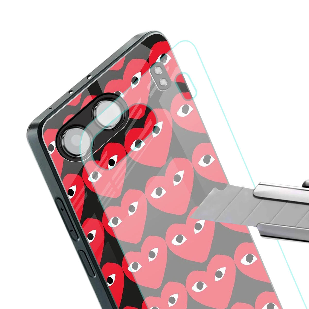 Scarlet Stare stylish phone case for oneplus nord 4 | glossy glass and slim fit