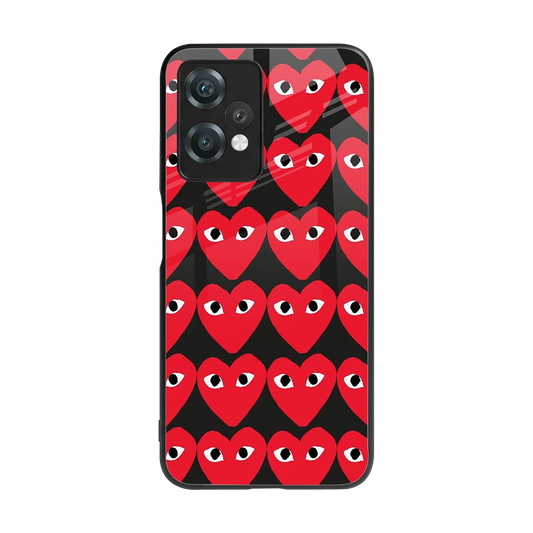 Scarlet Stare back phone cover | glass case for oneplus nord ce 2 lite