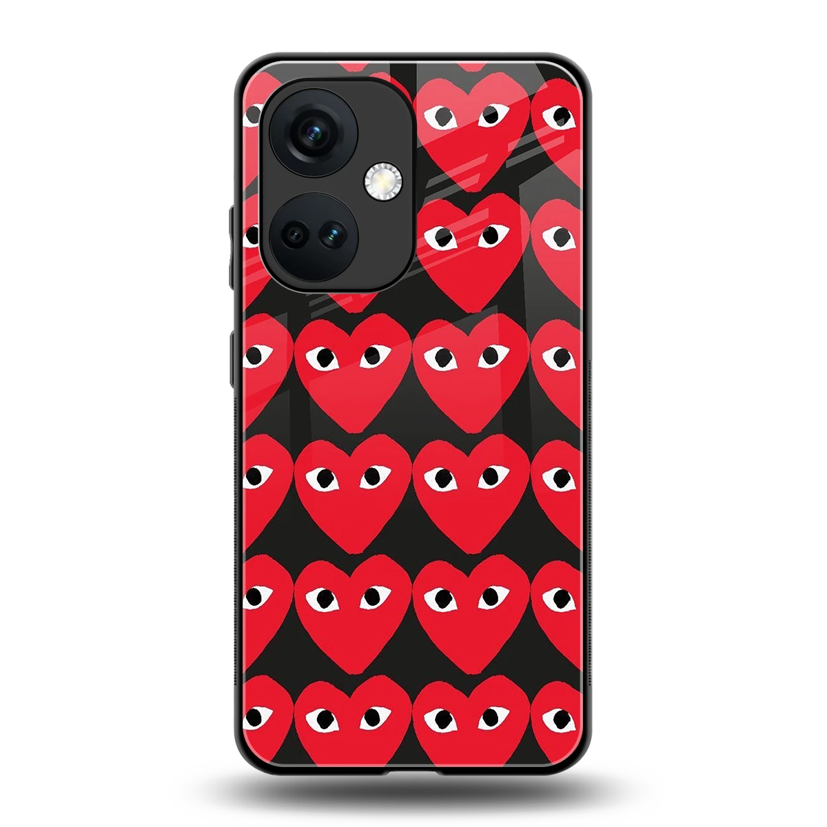 Scarlet Stare back phone cover | glass case for oneplus nord ce 3