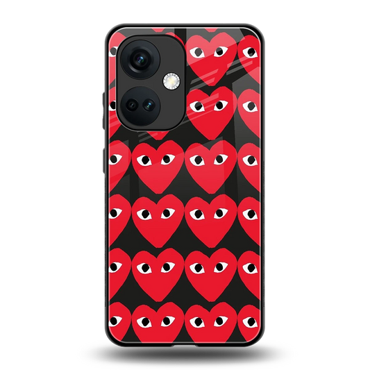 Scarlet Stare back phone cover | glass case for oneplus nord ce 3