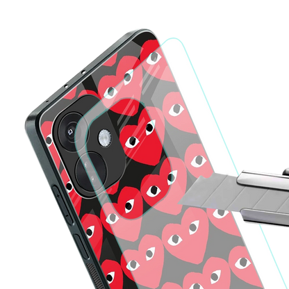 Scarlet Stare stylish phone case for oneplus nord ce 3 | glossy glass and slim fit