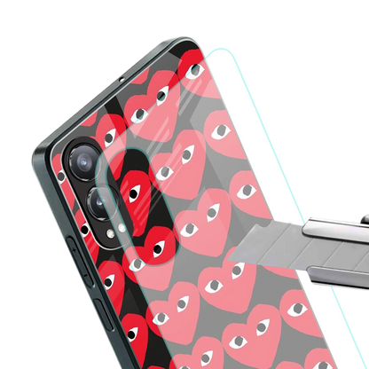 Scarlet Stare stylish phone case for oneplus nord ce 4 lite | glossy glass and slim fit