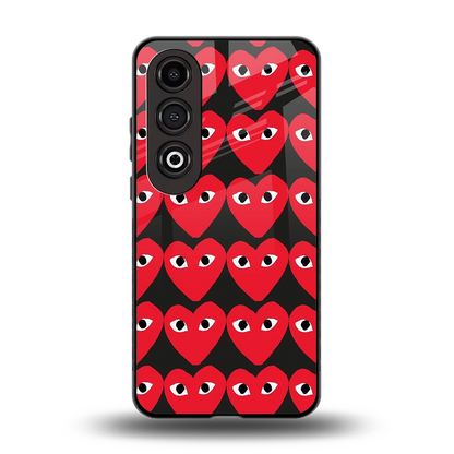 Scarlet Stare back phone cover | glass case for oneplus nord ce 4