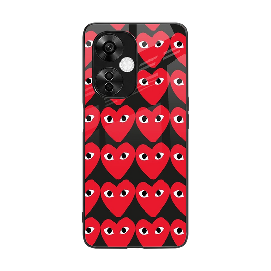 Scarlet Stare back phone cover | glass case for oneplus nord ce 3 lite