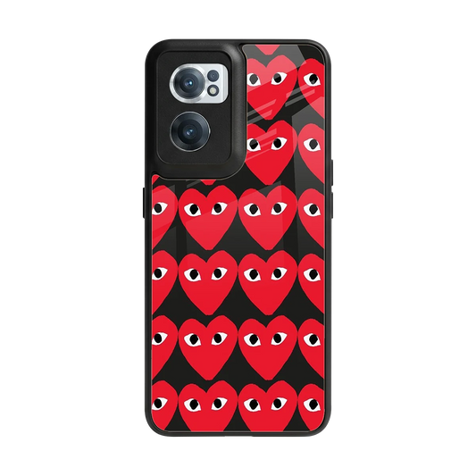 Scarlet Stare back phone cover | glass case for oneplus nord ce 2