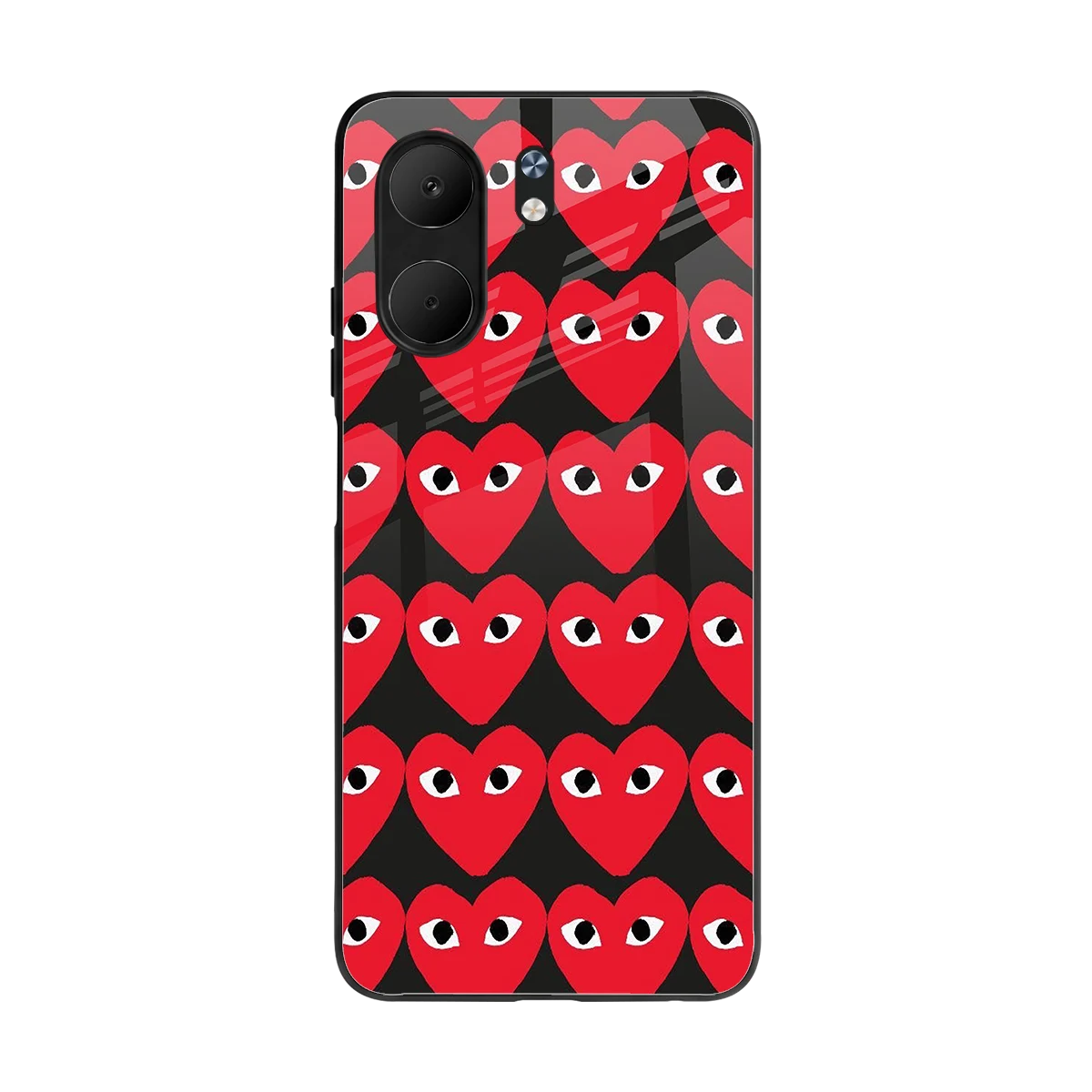 Scarlet Stare back phone cover | glass case for oppo a5x 5g