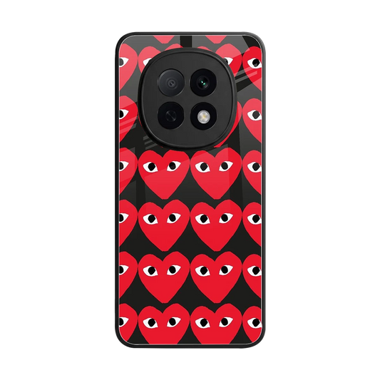 Scarlet Stare back phone cover | glass case for oppo f29 pro 5g