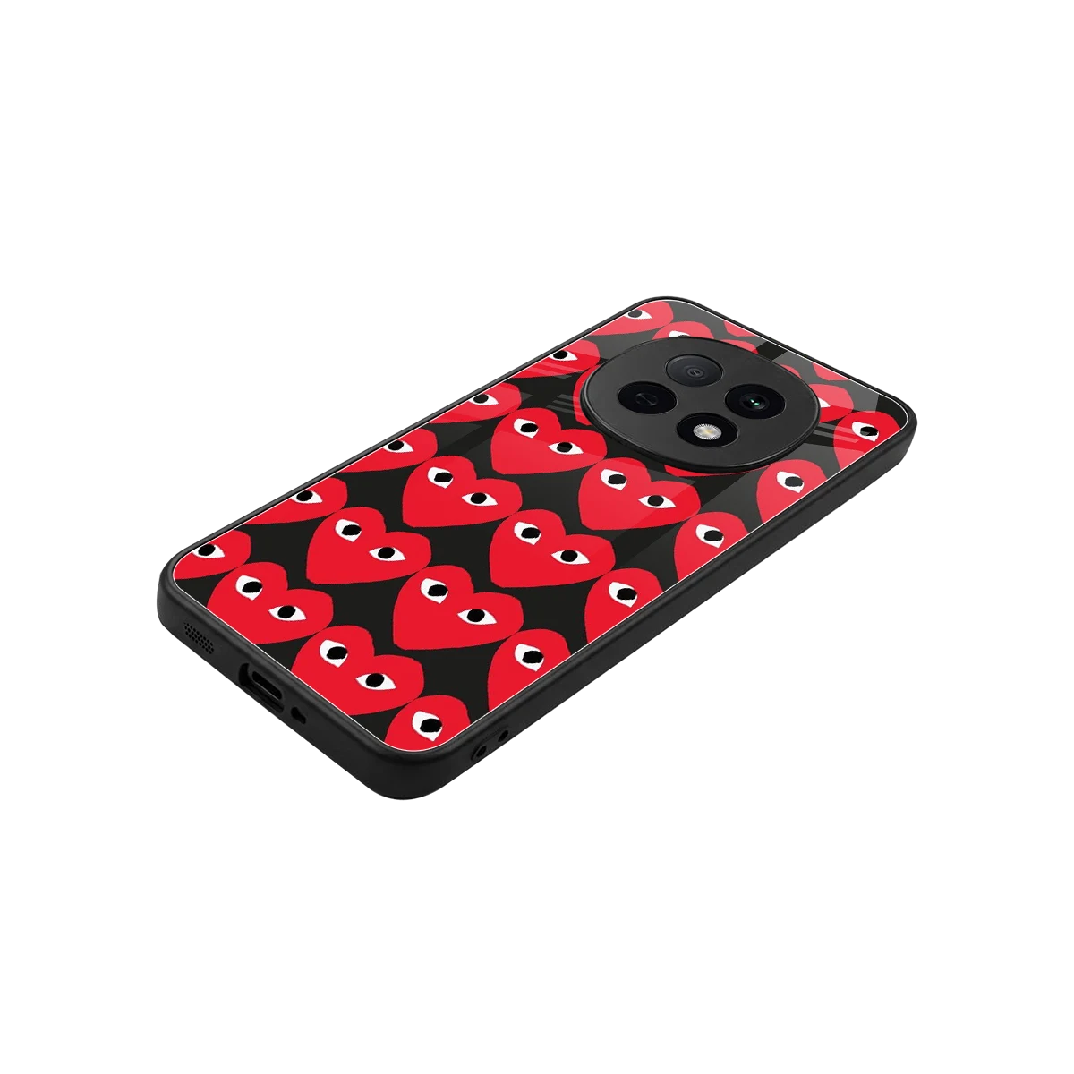 Scarlet Stare stylish phone case for oppo f29 pro 5g | glossy glass and slim fit