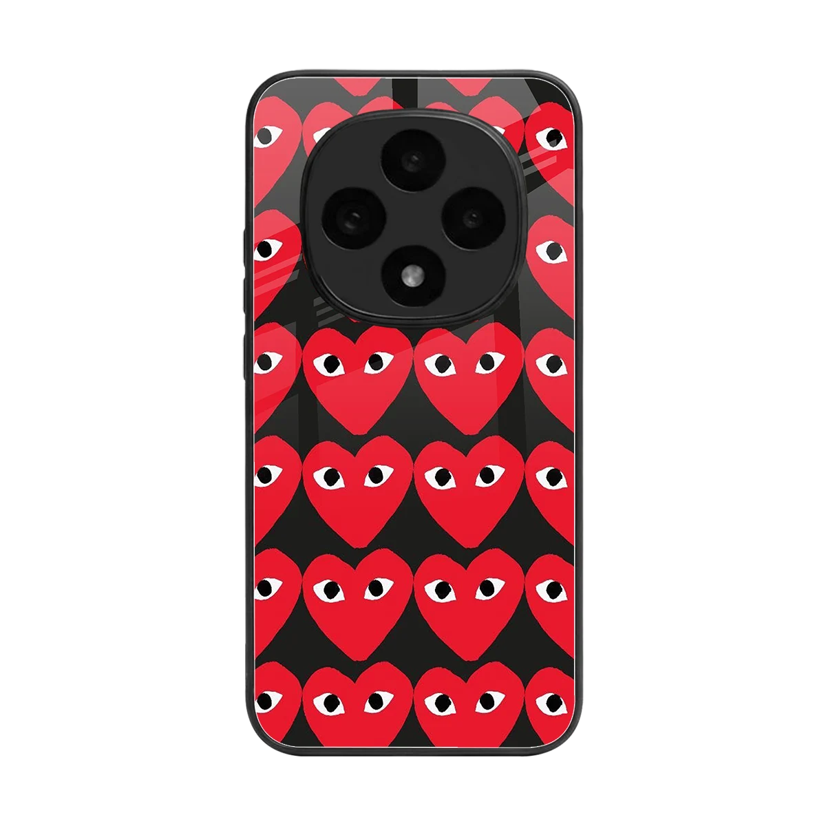 Scarlet Stare back phone cover | glass case for oppo f31 pro 5g