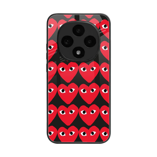 Scarlet Stare back phone cover | glass case for oppo f31 pro 5g