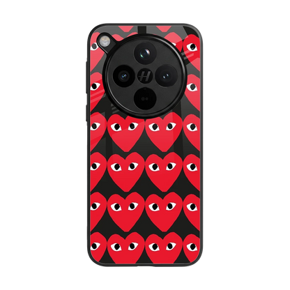 Scarlet Stare back phone cover | glass case for oppo find x8