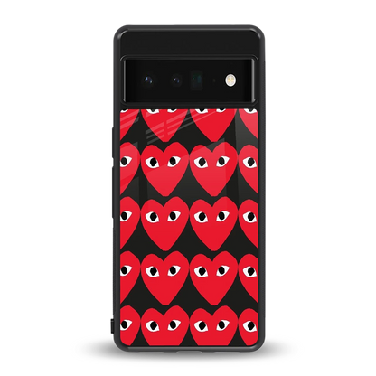 Scarlet Stare back phone cover | glass case for google pixel 6 pro