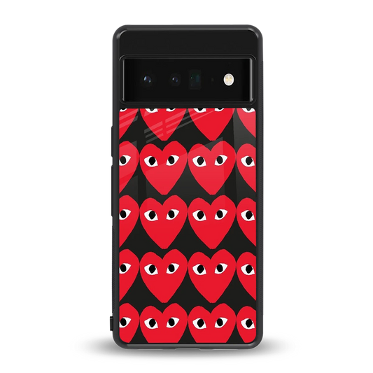 Scarlet Stare back phone cover | glass case for google pixel 6 pro