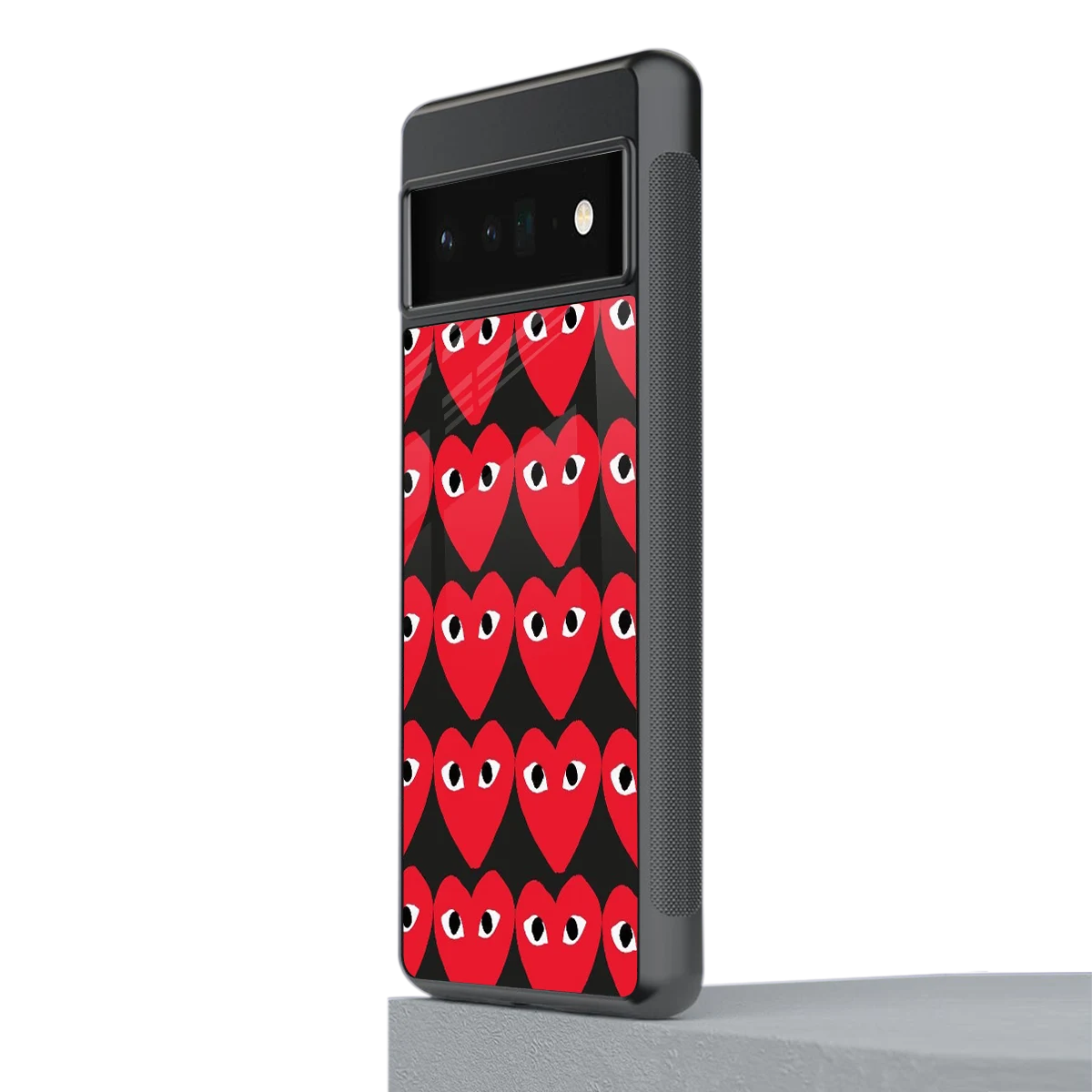 Scarlet Stare stylish phone case for google pixel 6 pro | glossy glass and slim fit