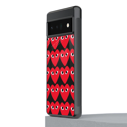 Scarlet Stare stylish phone case for google pixel 6 pro | glossy glass and slim fit