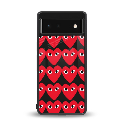 Scarlet Stare back phone cover | glass case for google pixel 6a