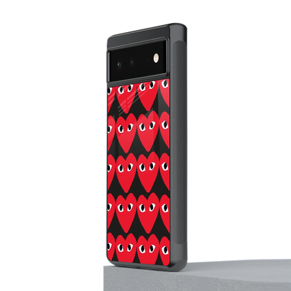 Scarlet Stare stylish phone case for google pixel 6 | glossy glass and slim fit