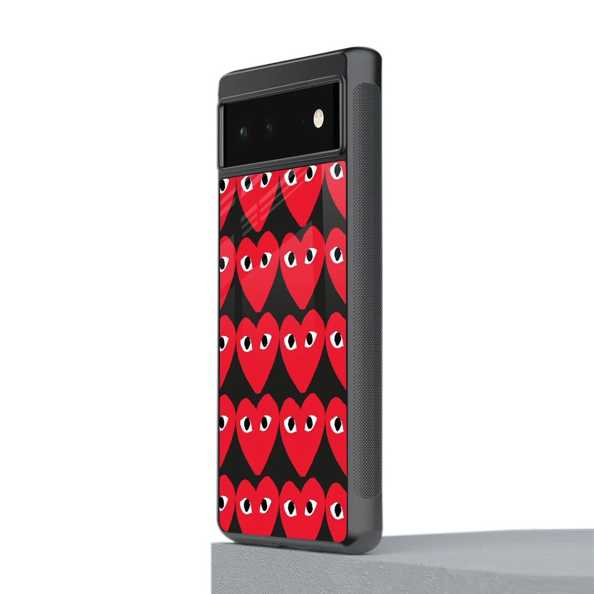 Scarlet Stare stylish phone case for google pixel 6a | glossy glass and slim fit