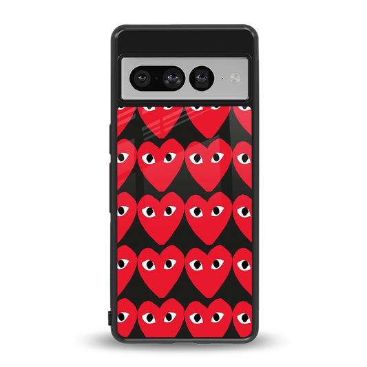 Scarlet Stare back phone cover | glass case for google pixel 7 pro