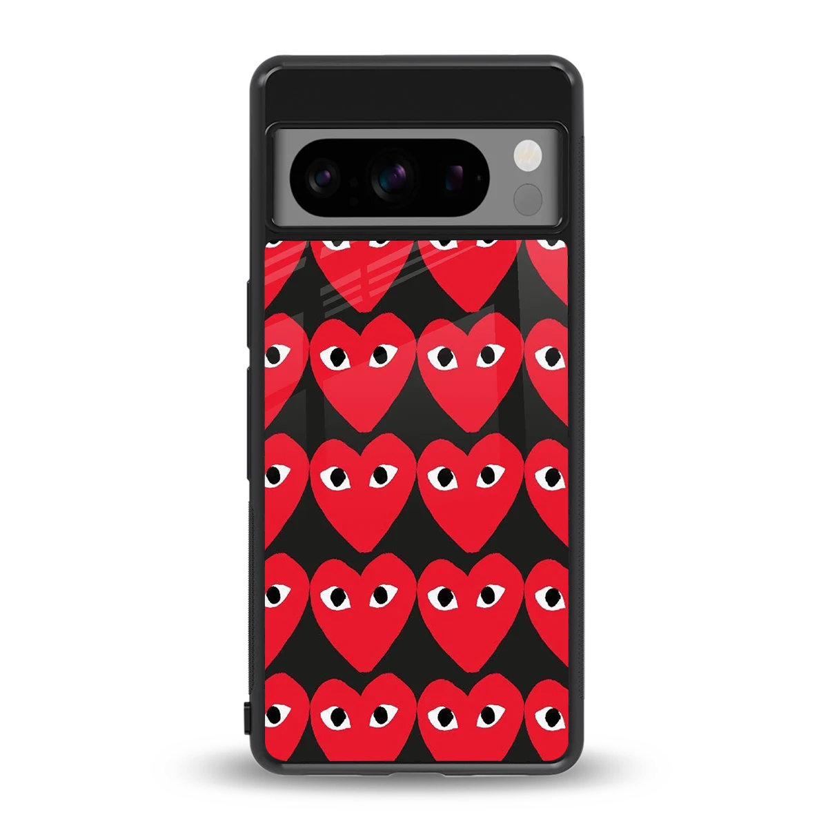 Scarlet Stare back phone cover | glass case for google pixel 8 pro