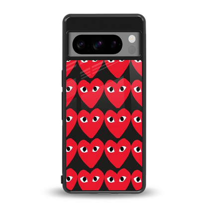Scarlet Stare back phone cover | glass case for google pixel 8 pro