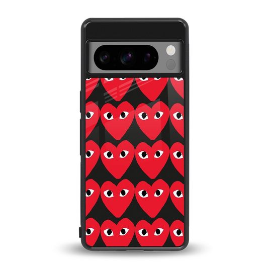 Scarlet Stare back phone cover | glass case for google pixel 8 pro