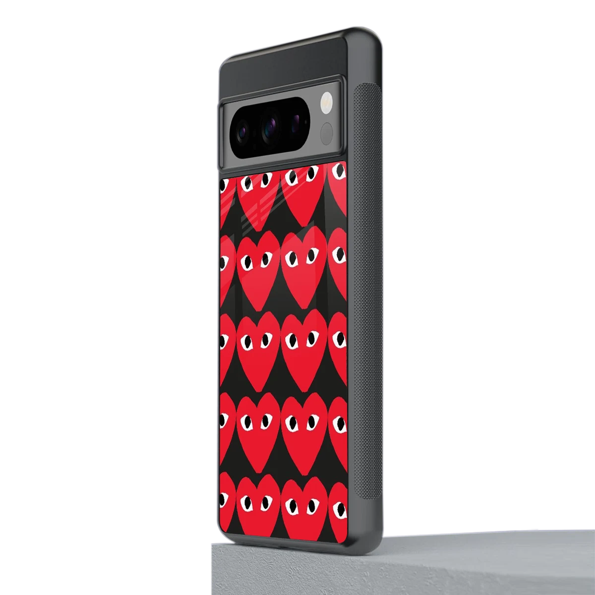 Scarlet Stare stylish phone case for google pixel 8 pro | glossy glass and slim fit