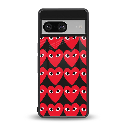 Scarlet Stare back phone cover | glass case for google pixel 8