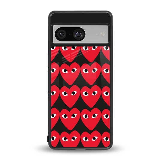 Scarlet Stare back phone cover | glass case for google pixel 8