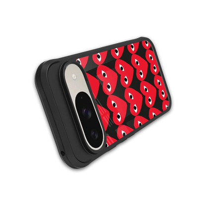 Scarlet Stare stylish phone case for google pixel 9 | glossy glass and slim fit