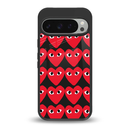 Scarlet Stare back phone cover | glass case for google pixel 9 pro xl