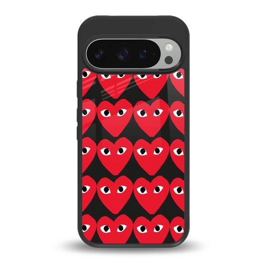 Scarlet Stare back phone cover | glass case for google pixel 9 pro xl