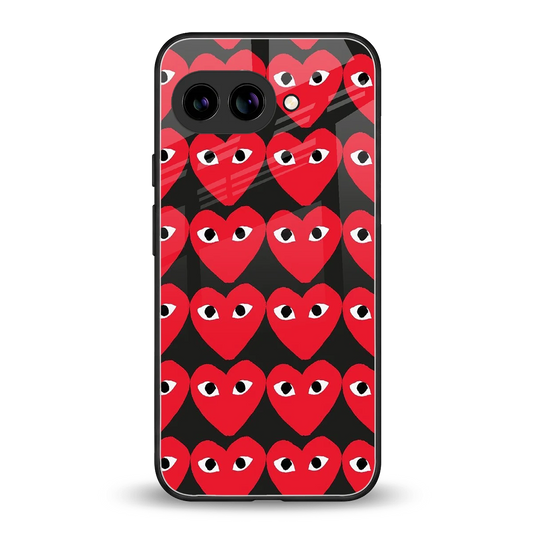 Scarlet Stare back phone cover | glass case for google pixel 9a