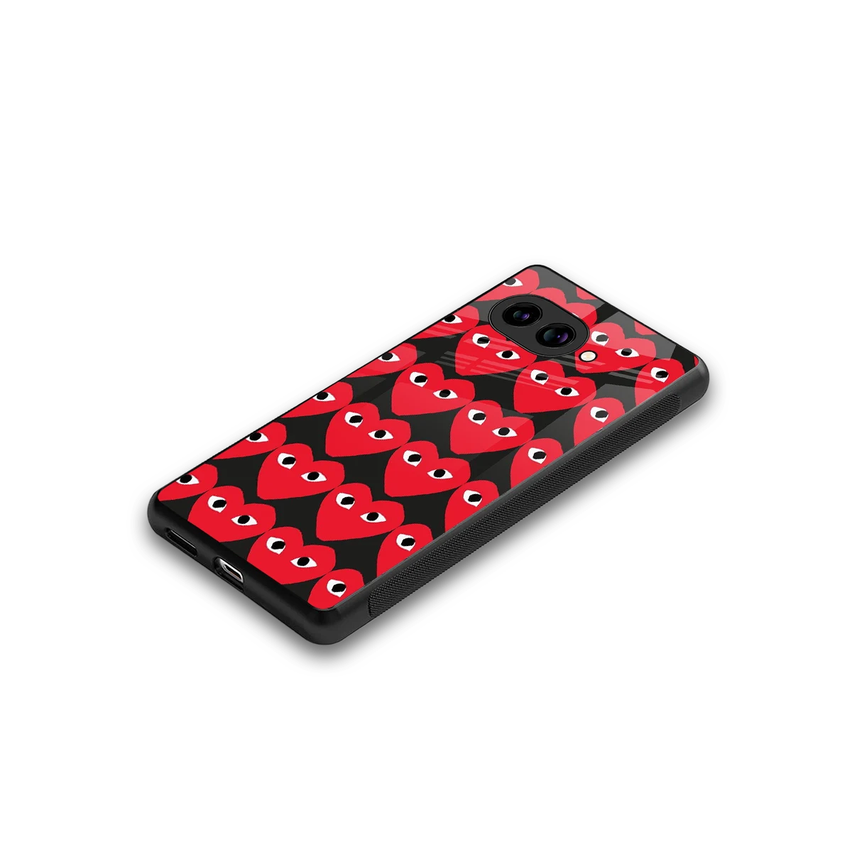 Scarlet Stare stylish phone case for google pixel 10a | glossy glass and slim fit